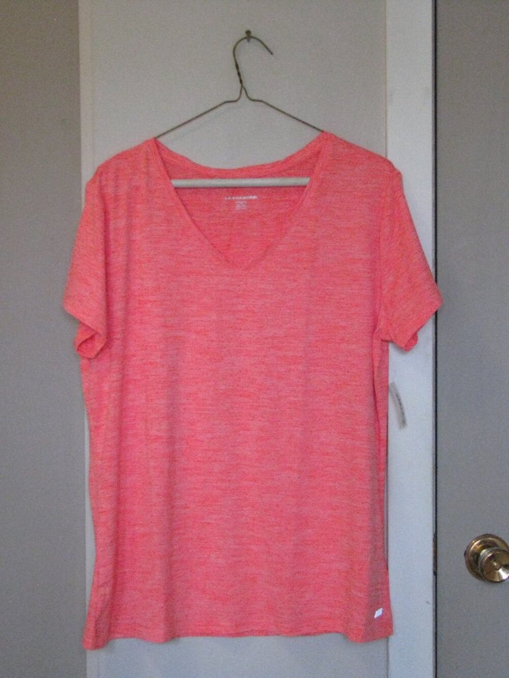 Amazon Essentials Orange V Neck T-Shirt